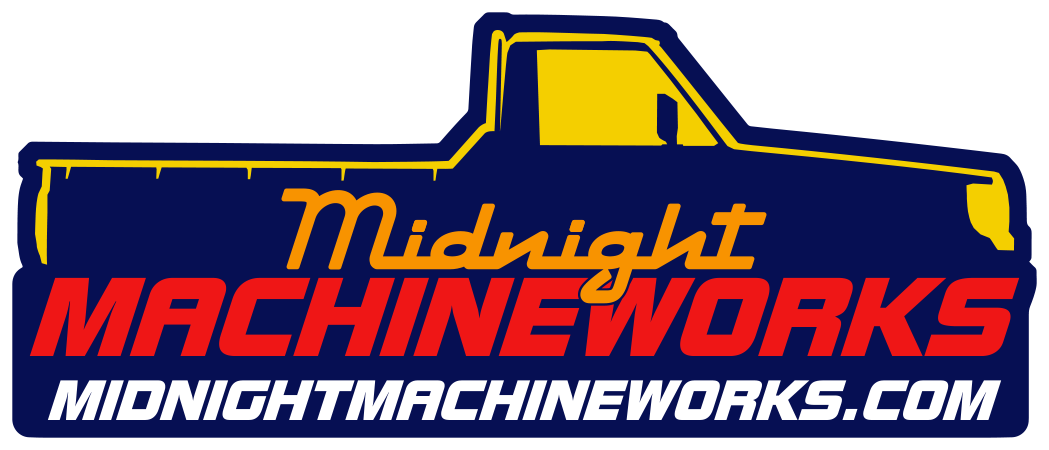 Midnight Machine Works yellow sticker